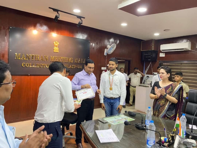 PSY Meritorious honor Bilaspur Collectorate